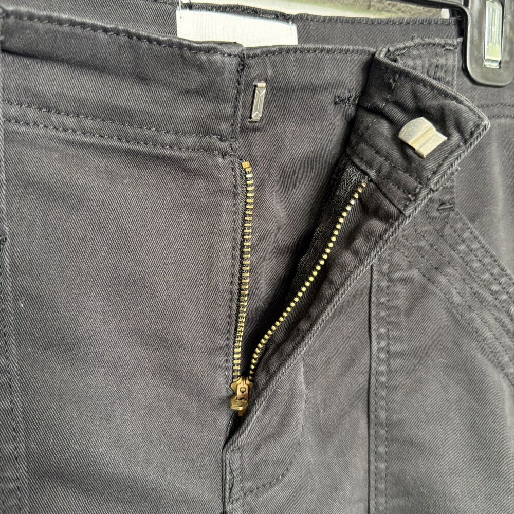 Frame Banded Bottom Trapunto Moto Joggers Ankle Zip 27 - Picture 7 of 10